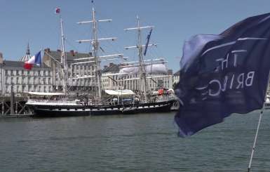 Avant Saint-Nazaire, le Belem se dévoile à Nantes