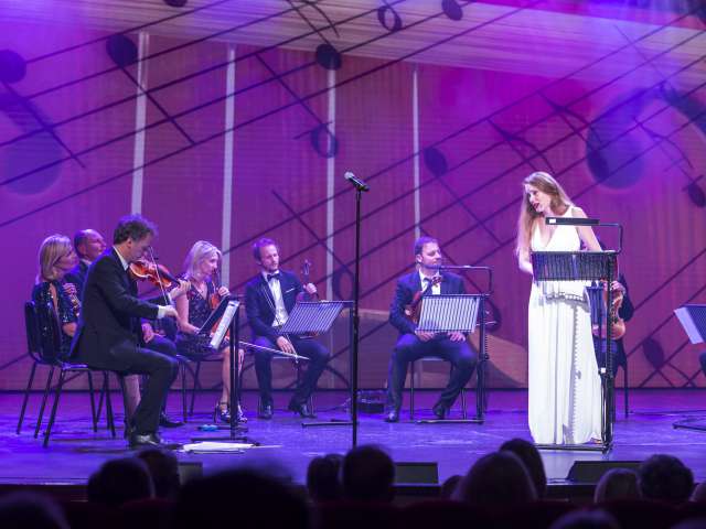 Matheus on the Queen Mary 2 stage