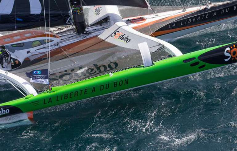 A Sodebo Ultim' crew member injured on board